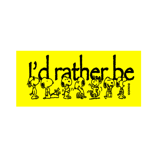 id rather be yellow